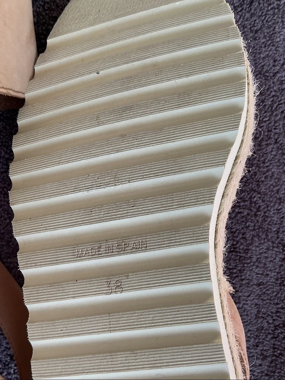 Women’s Espadrille Platform Sandals in Dusty Blush